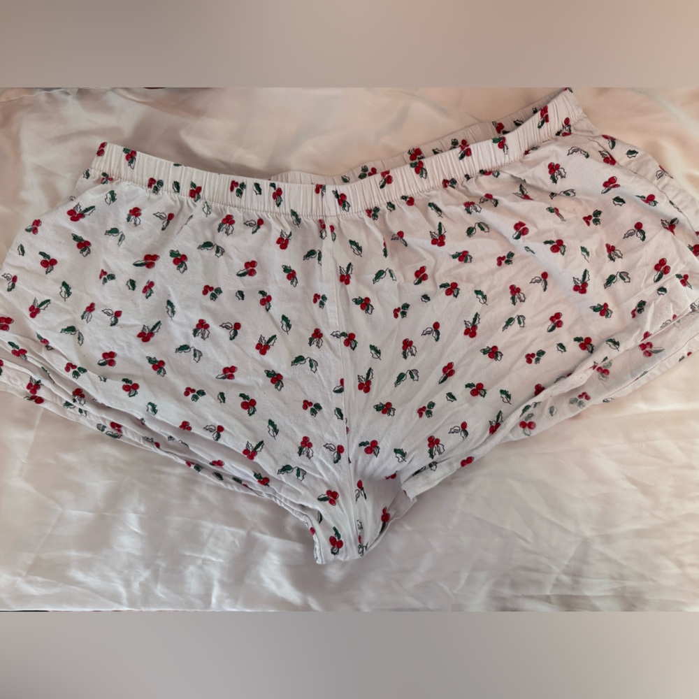 winter pajama shorts